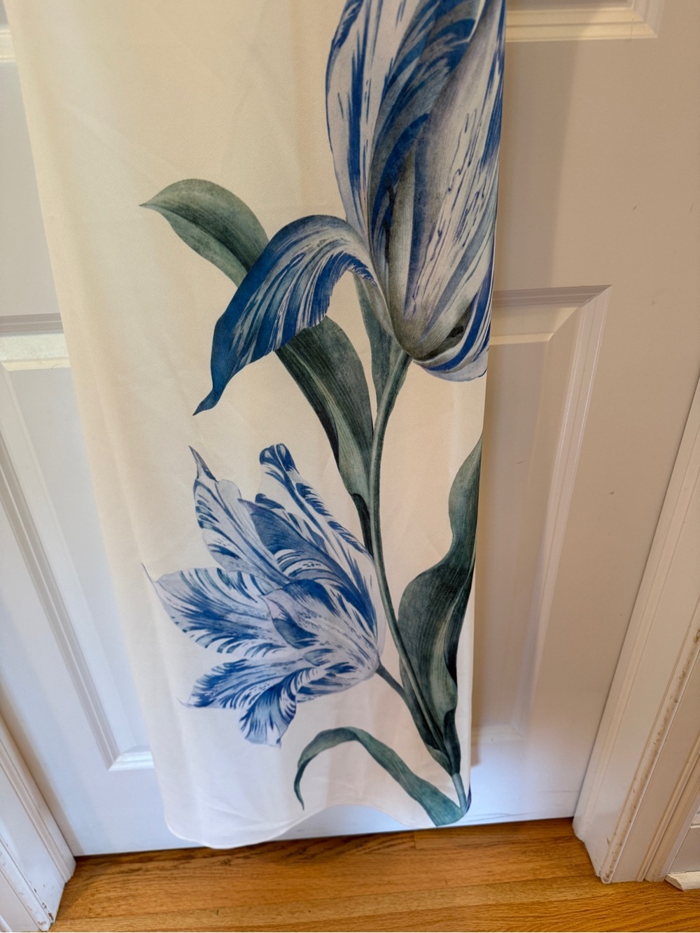 With Harper Lu Azure Tulip Slip Maxi Dress NWT XS - Picture 4 of 10